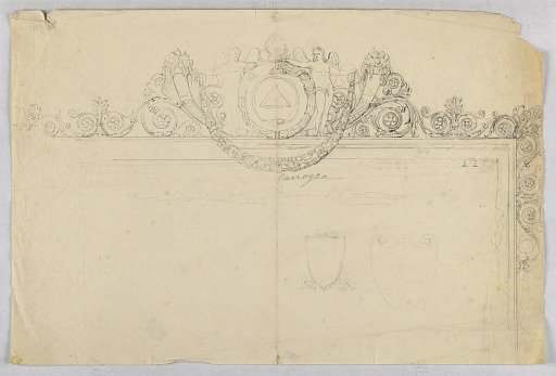 Design for the Cresting on the Back of a Coach