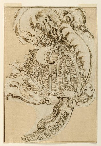 Design for a Decorative Burgonet