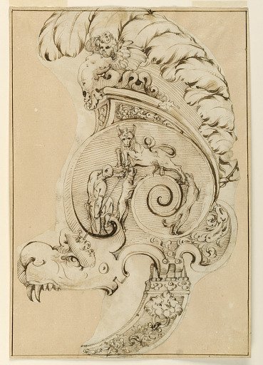 Design for a Decorative Burgonet
