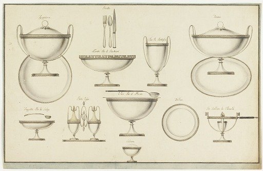 Project for a Set of Tableware