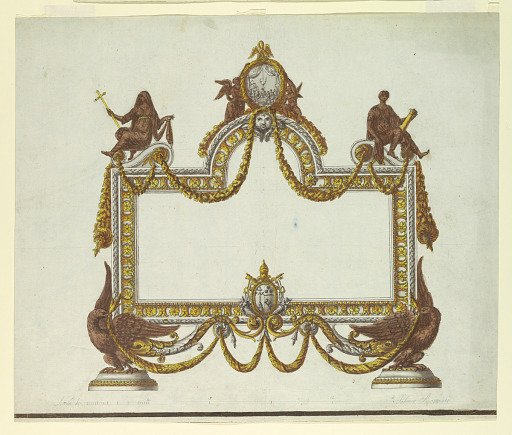 Altar Tablet with the Arms of Pope Pius VII