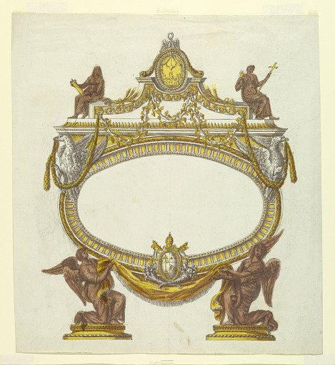 Altar Tablet with the Arms of Pope Pius VII