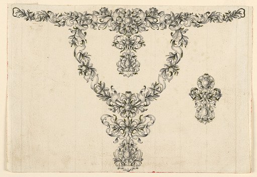 Design for a Necklace and earring
