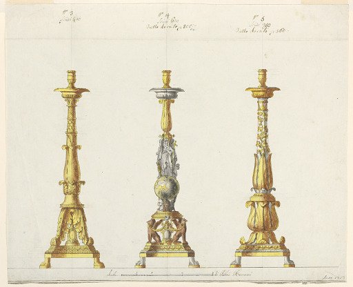 Three Designs for Candlesticks