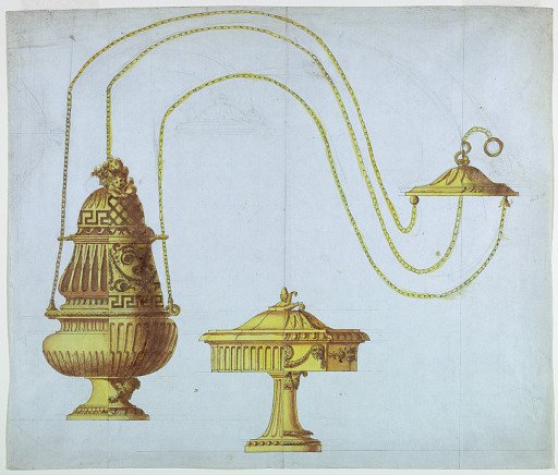 Design for Censer and Incense Holder with Alternative Suggestions