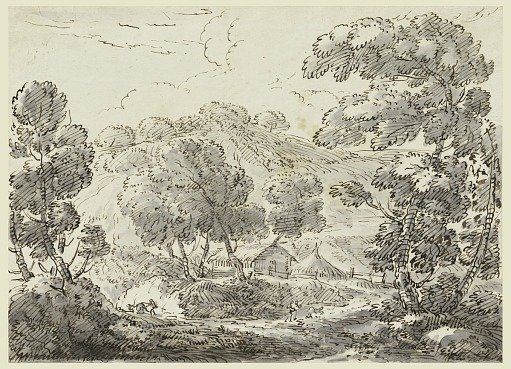 House in a Wooded Landscape