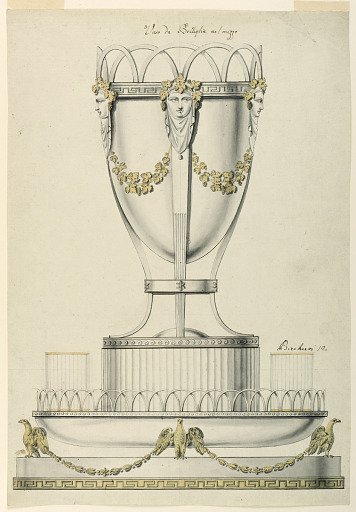 Design for Bottle Cooler, Glasses, and Tray