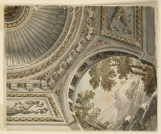 Project for a Painted Oblong Ceiling