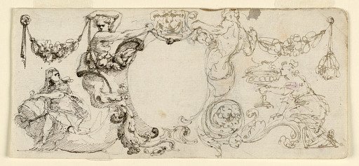 Design for Frieze Decoration, with Alternative Suggestions