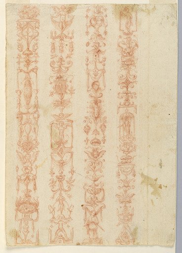 Four Grotesque Candelabrum