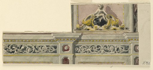 Design for a painted overdoor