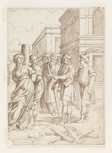 Man and Woman Being Martyred