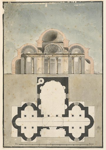 Section, Small Domed Building