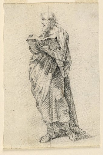 Design for a Sculpture of a Prophet or Evangelist