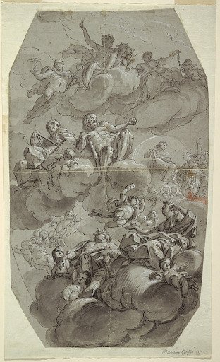 Study for Painting, Mount Olympus