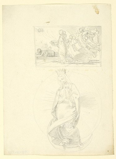 A Dream; Virgin on a Crescent