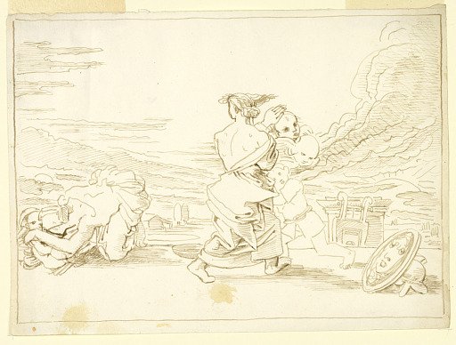 Sketch for a Painting: Abduction of a Child
