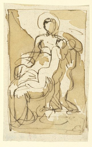 Sketch of the Virgin, the Infant, and St. John