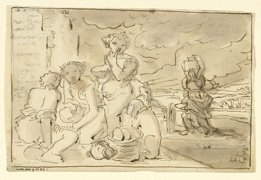 Street Scene With Figures