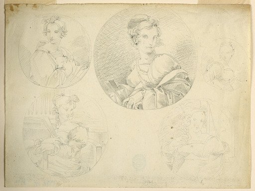 Five Circular Representations of Young Women