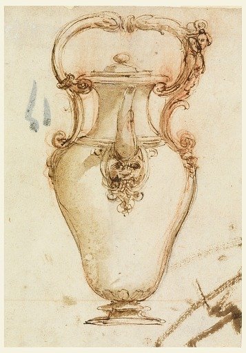 Design for a Ewer with Spout and Loop Handle