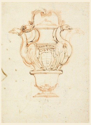 Recto: Design for a Bottle with a Handle