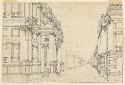 Stage Design: City Street with Palaces