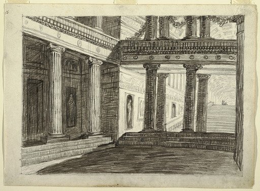 Atrium and Staircase in Classical Style