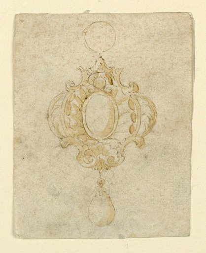 Design for Pendant with Oval Diamond