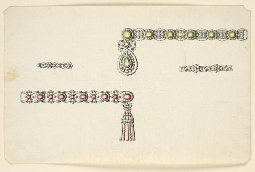 Designs for Two Necklaces and Two Chains