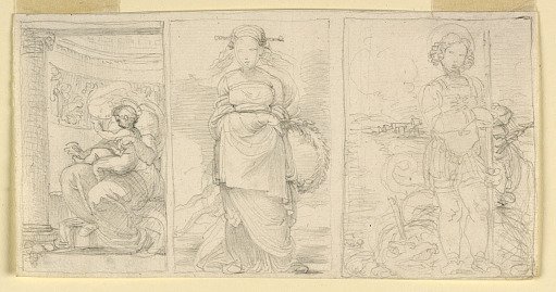 The Virgin With the Child; A Young Woman; St. George