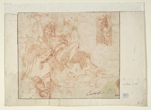 Flying Angel and Other Figures