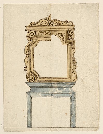 Design for a Chimneypiece, with Alternative Suggestions for the Overmantel Frame
