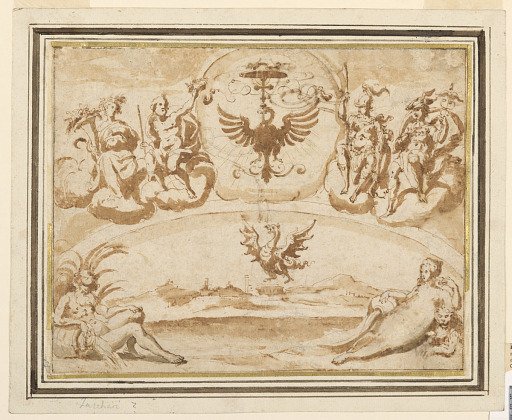Design, a Sepulchral Monument for Three Brothers