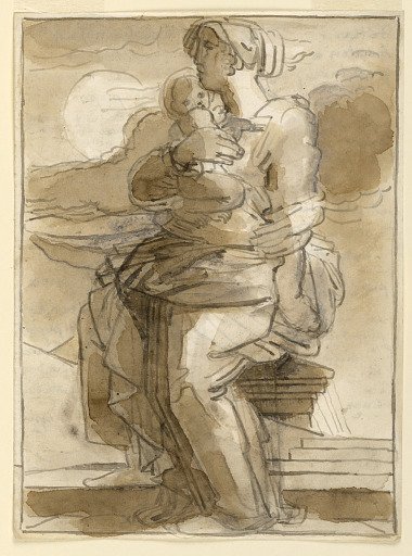 Woman and Child (Virgin and Child?)
