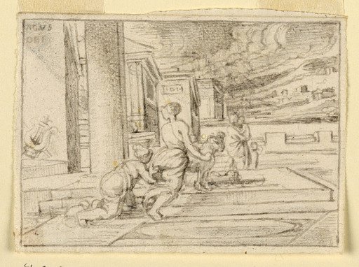 Classical Scene with Figures