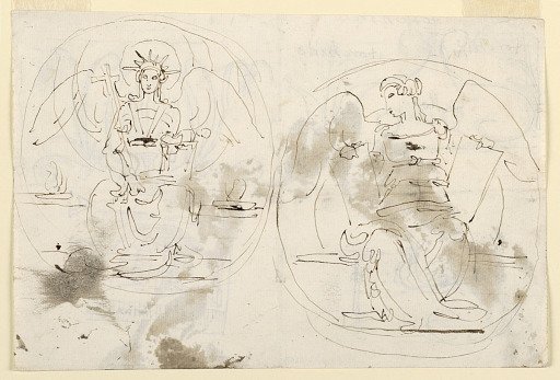 Sketches, Allegorical Figures