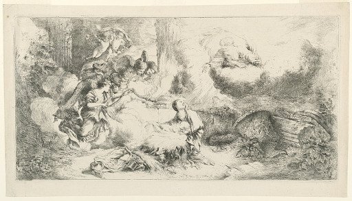 Virgin and Child with God the Father and Angels