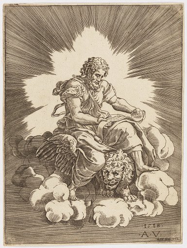 Saint Mark, seated on a Lion