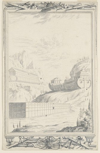 Study for Noah's Ark, Plate 40, Physica Sacra