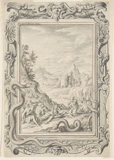 Study for Serpents Sent to Destroy the Sinners, Plate 360, Physica Sacra
