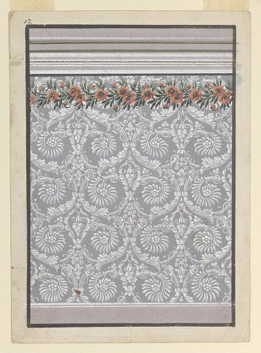 Design for a Painted Wall Decoration