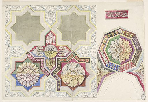 Design for Ceiling, City Hall, Vienna, Austria