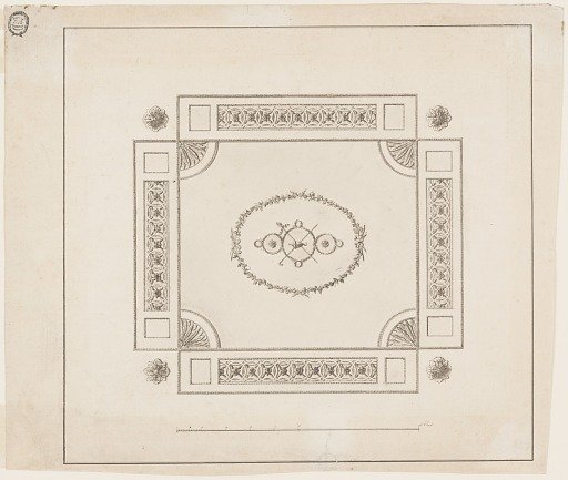 Design for an Oblong Plaster Ceiling