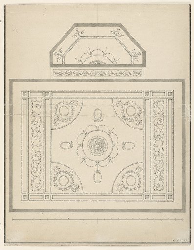 Design for a Plaster Ceiling with Bay