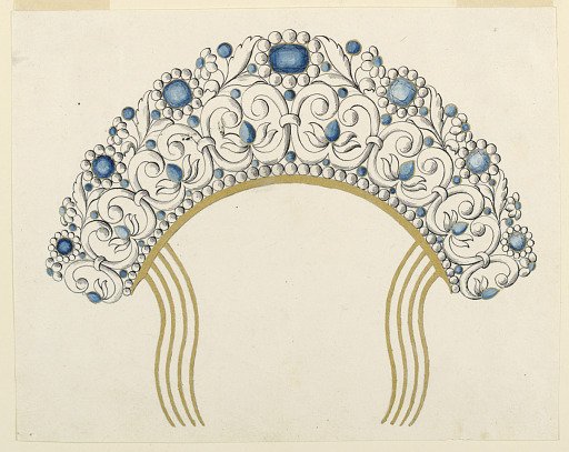 Design for Jewelled Hair