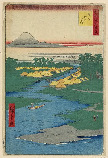 Nekozane at Horikiri Canal No. 96 from One Hundred Famous Views of Edo (Horie, Nekozane)
