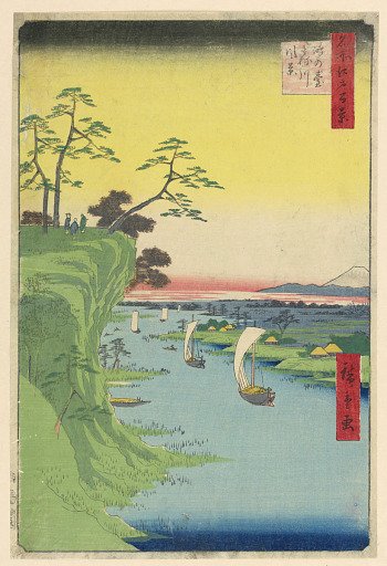 Kondai Tonegawa fukei from the Series One Hundred Views of Edo