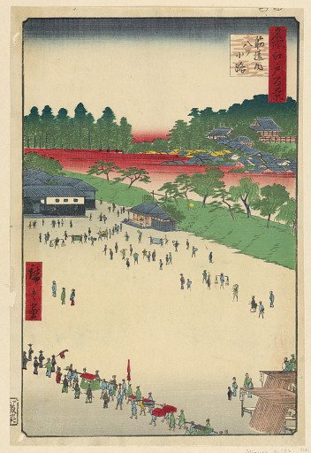 Yatsukoji Junction at Suji-chigai (Suji-chigai-uchi, Yatsukoji) From the Series One Hundred Famous views of Edo