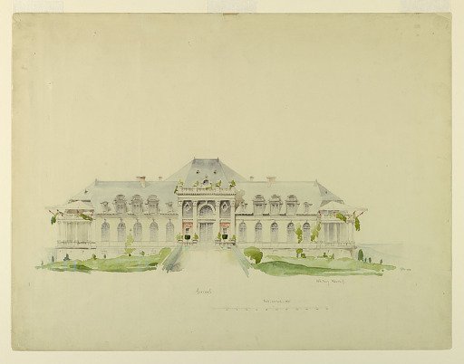 Front Elevation of the Newport Country Club, Harrison Avenue, Newport, Rhode Island